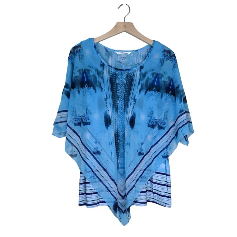 Nygard Womens PL Flutter Manga Pullover Blouse